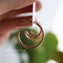 Load image into Gallery viewer, Mini Birch Hoops