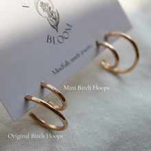 Load image into Gallery viewer, Mini Birch Hoops