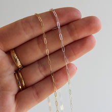 Load image into Gallery viewer, Paperclip Layering Necklace