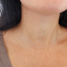 Load image into Gallery viewer, Paperclip Layering Necklace