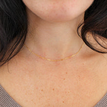 Load image into Gallery viewer, Paperclip Layering Necklace