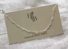 Load image into Gallery viewer, Paperclip Layering Necklace
