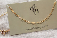 Load image into Gallery viewer, Paperclip Layering Necklace