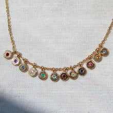 Load image into Gallery viewer, Birthstone Charm Bracelet