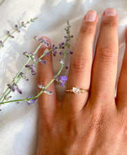 Load image into Gallery viewer, Herkimer Diamond Stacking Ring