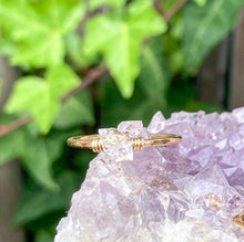 Load image into Gallery viewer, Herkimer Diamond Stacking Ring