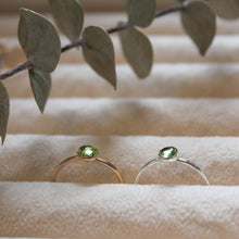 Load image into Gallery viewer, Peridot Stacking Ring