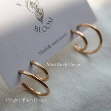 Load image into Gallery viewer, Mini Birch Hoops

