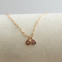 Birthstone Charm Necklace