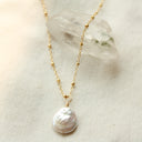 Coin Pearl Necklace