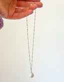 Coin Pearl Necklace