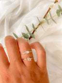 Herkimer Diamond Stacking Ring