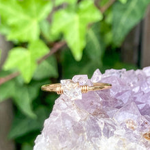 Load image into Gallery viewer, Herkimer Diamond Stacking Ring

