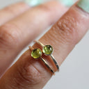 Peridot Stacking Ring