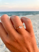 Herkimer Diamond Stacking Ring